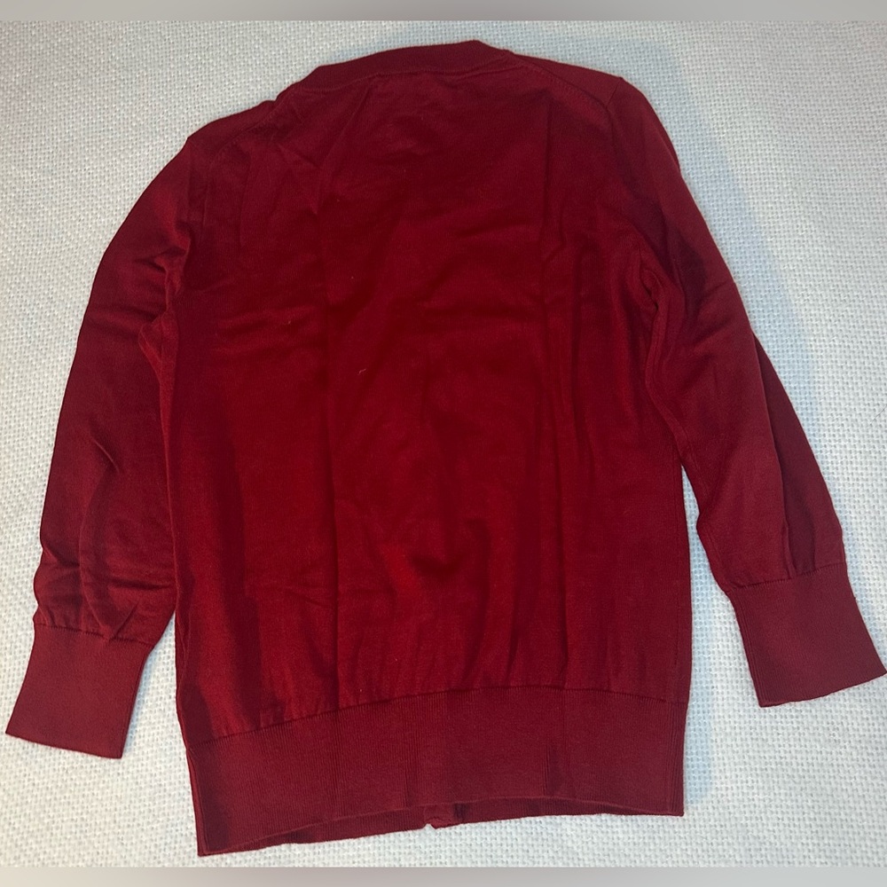 J. Crew Burgundy Women's Cardigan Size S - Picture 3 of 9